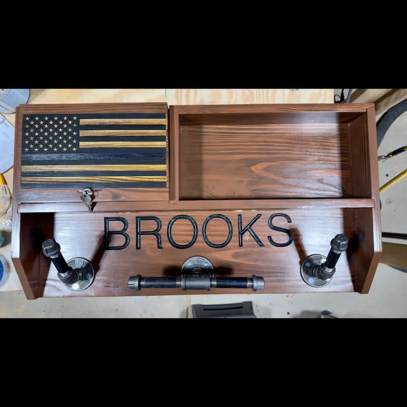 Police Equipment Storage Shelf